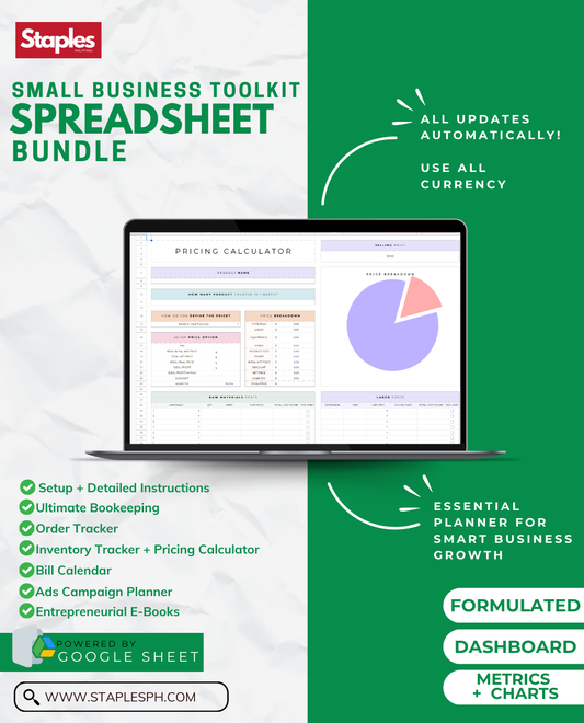 Small Business Toolkit - Essential Planners for Smart Business Growth | Spreadsheet