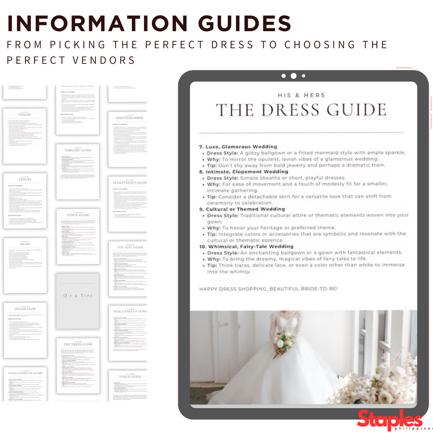 Interactive Wedding Planner  (Edit in CANVA)