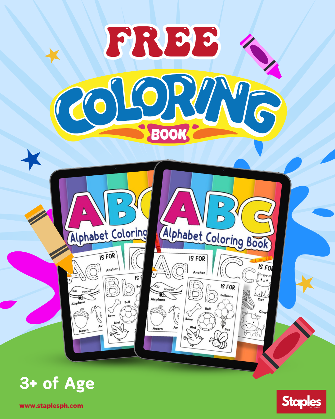 [FREE] DIGITAL COLORING BOOK for KIDS