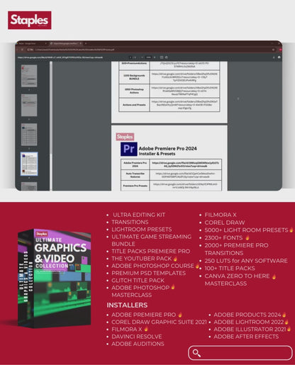 Ultimate Graphics & Video Editing (2024 Collection - Installers and Presets)